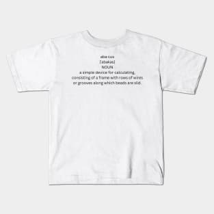 abacus definition Kids T-Shirt